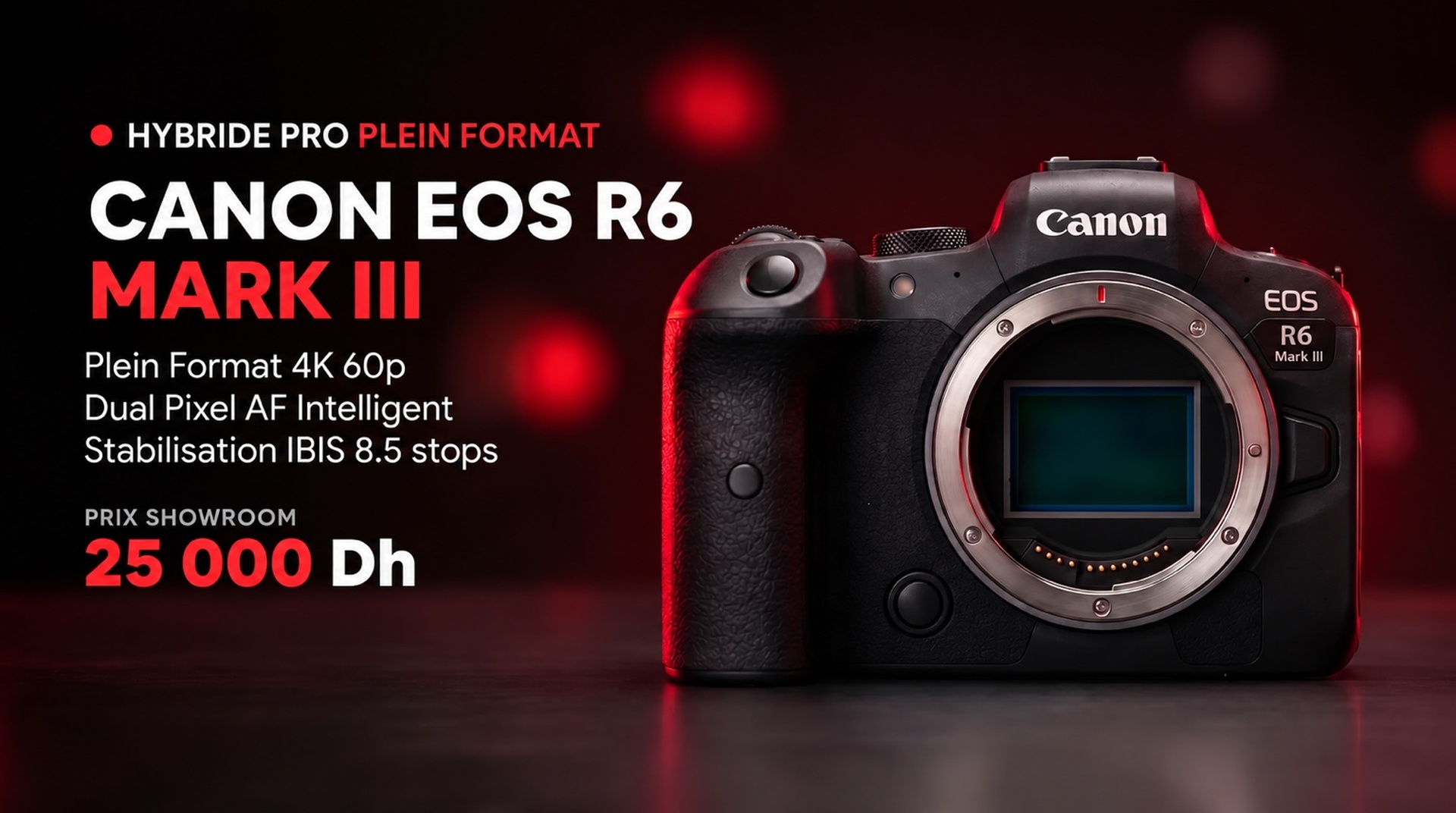 Canon R6 Mark III boitier - Neuf