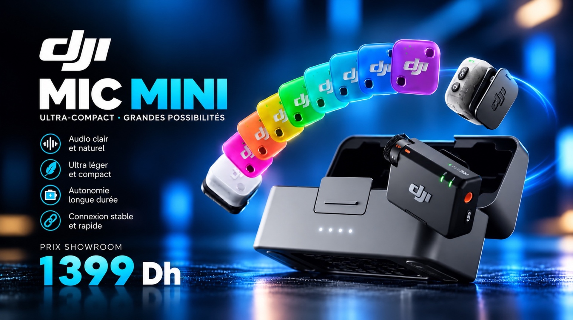 DJI Mic Mini 2 (2 TX + 1 RX + Charging Case)