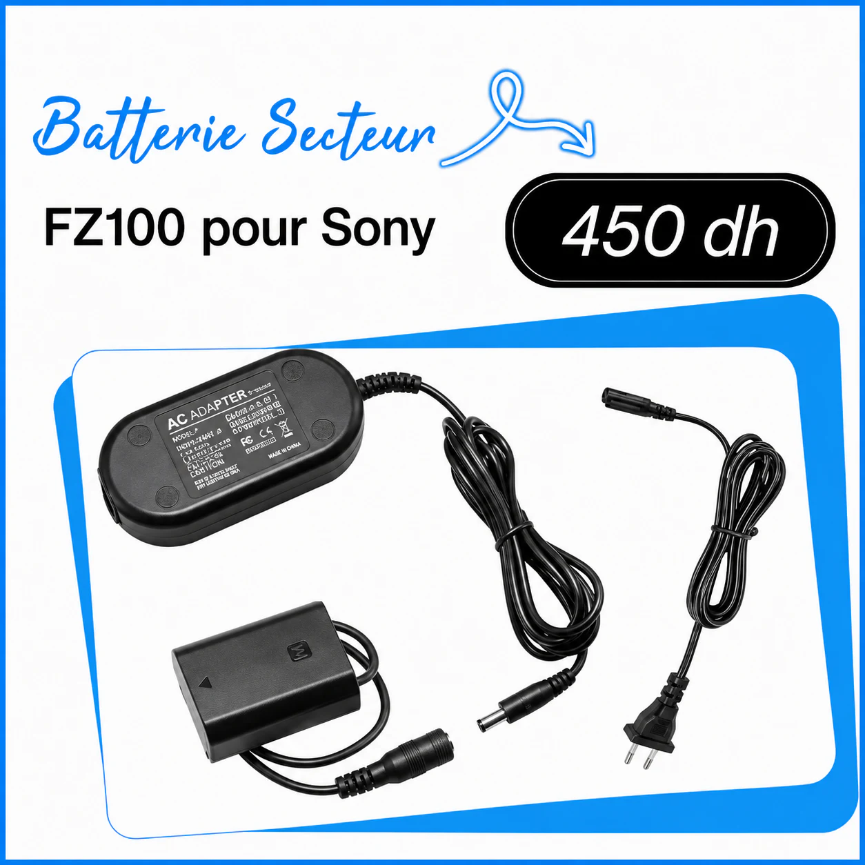 Batterie Secteur AC-FZ100-US - Saymon Shop