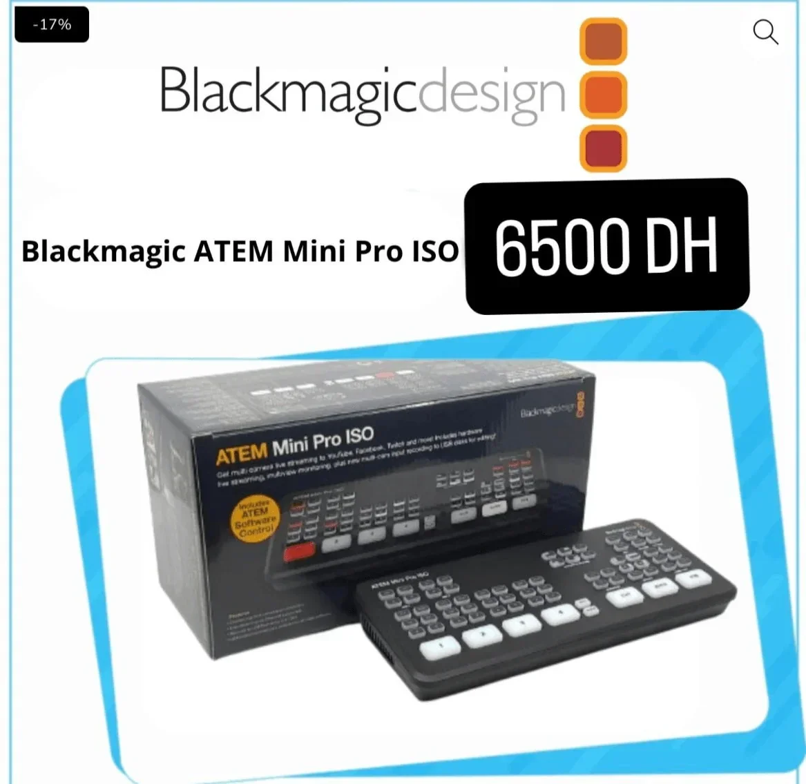 BlackMagic ATEM Mini Pro ISO - Saymon Shop
