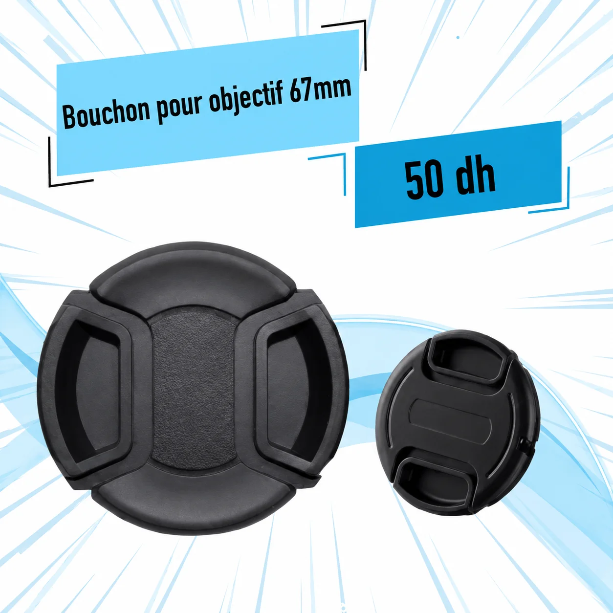 Bouchon pour Objectif 67mm - Saymon Shop