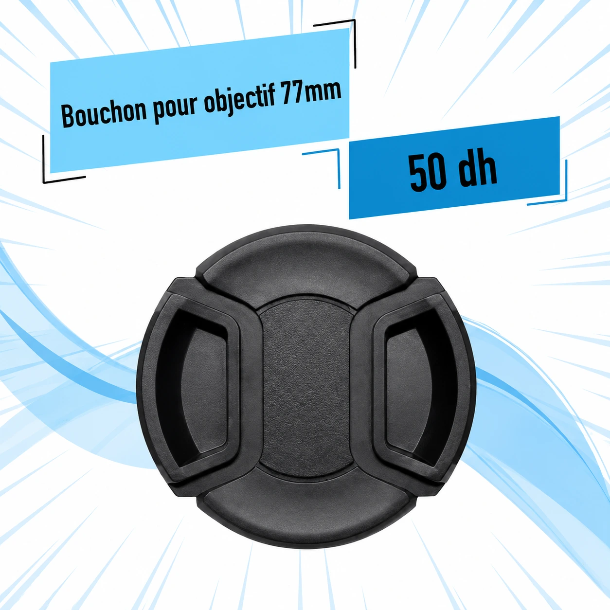 Bouchon pour Objectif 77mm - Saymon Shop