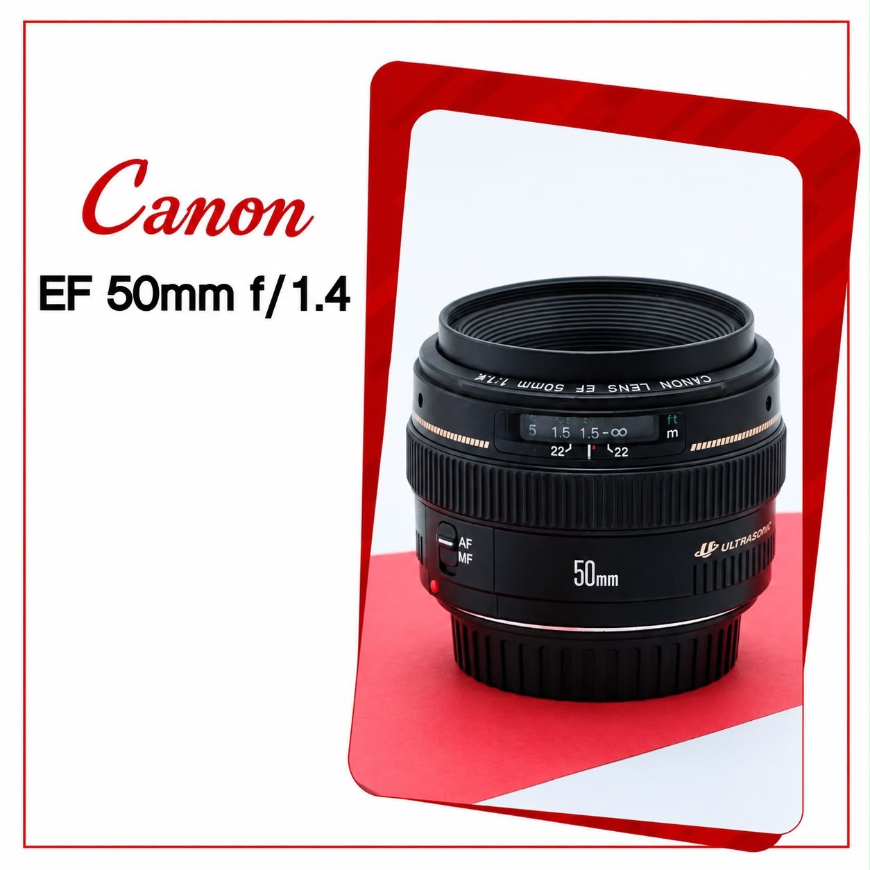 Objectif Canon EF 50mm f/1.4 - Saymon Shop