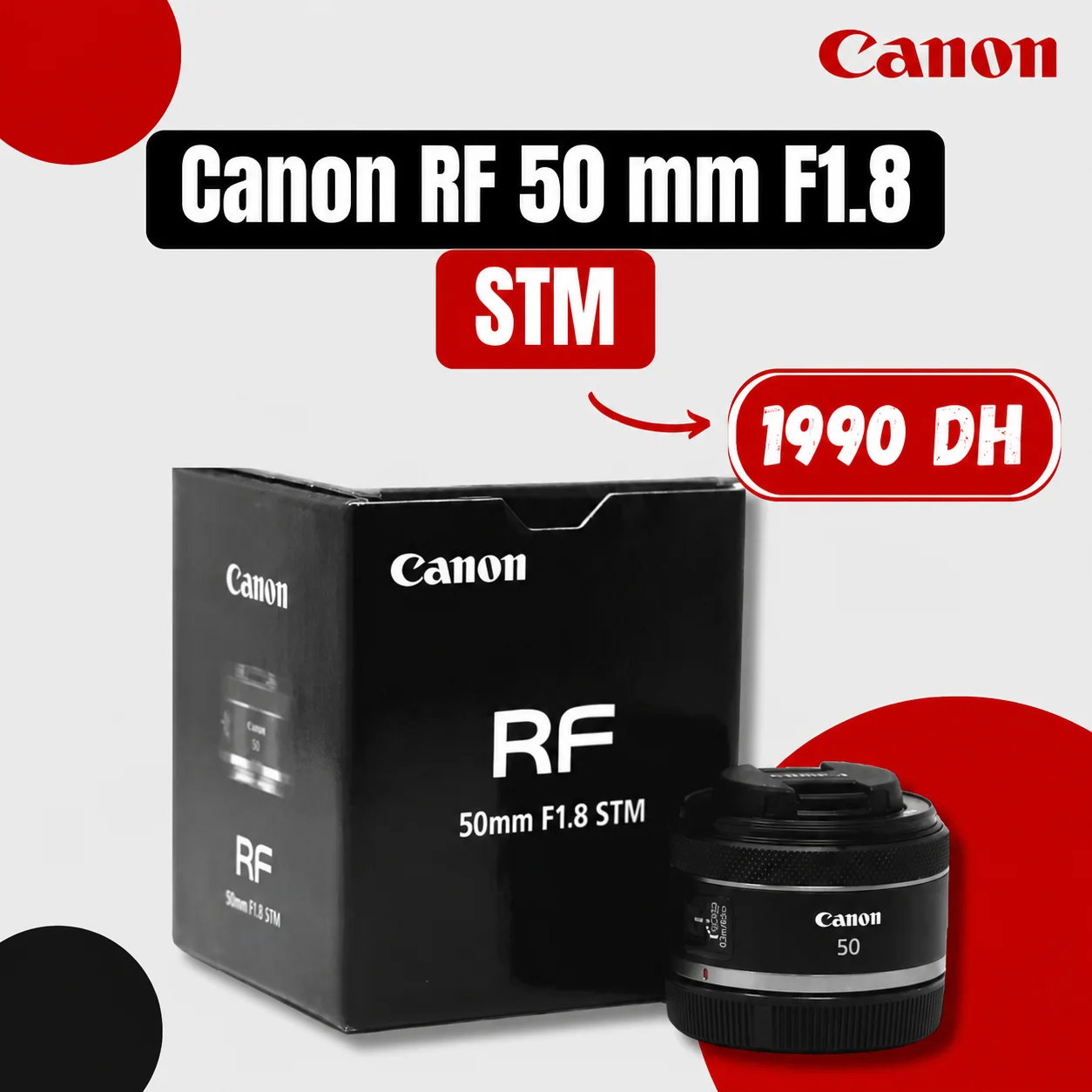 Canon RF 50 mm F1.8 STM - Saymon Shop