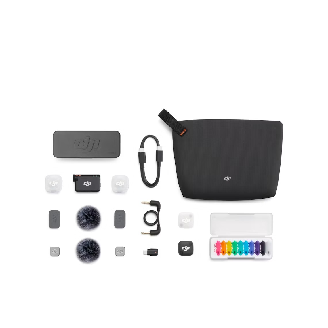 DJI Mic Mini 2 (2 TX + 1  RX + Charging Case) vue 4 - Saymon Shop
