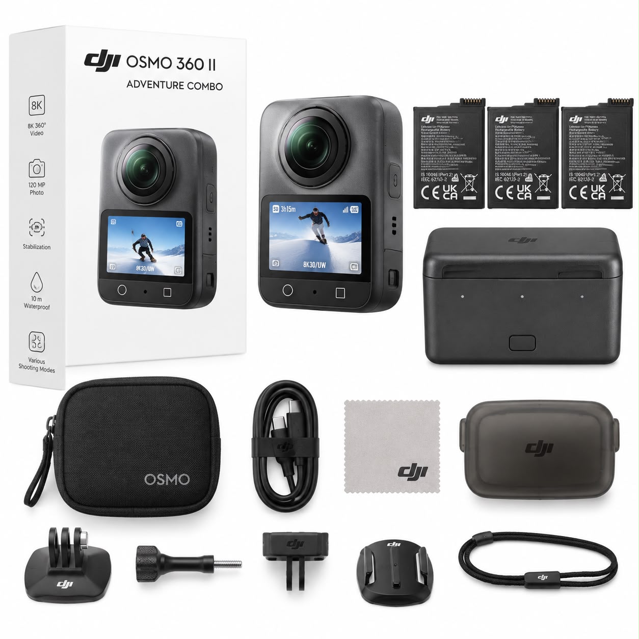 DJI Osmo 360 II adventure combo - Saymon Shop
