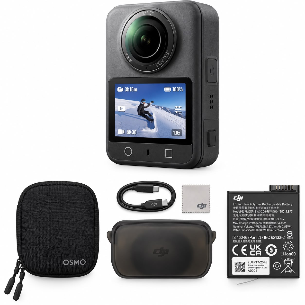 DJI Osmo 360 II STANDARD COMBO vue 2 - Saymon Shop