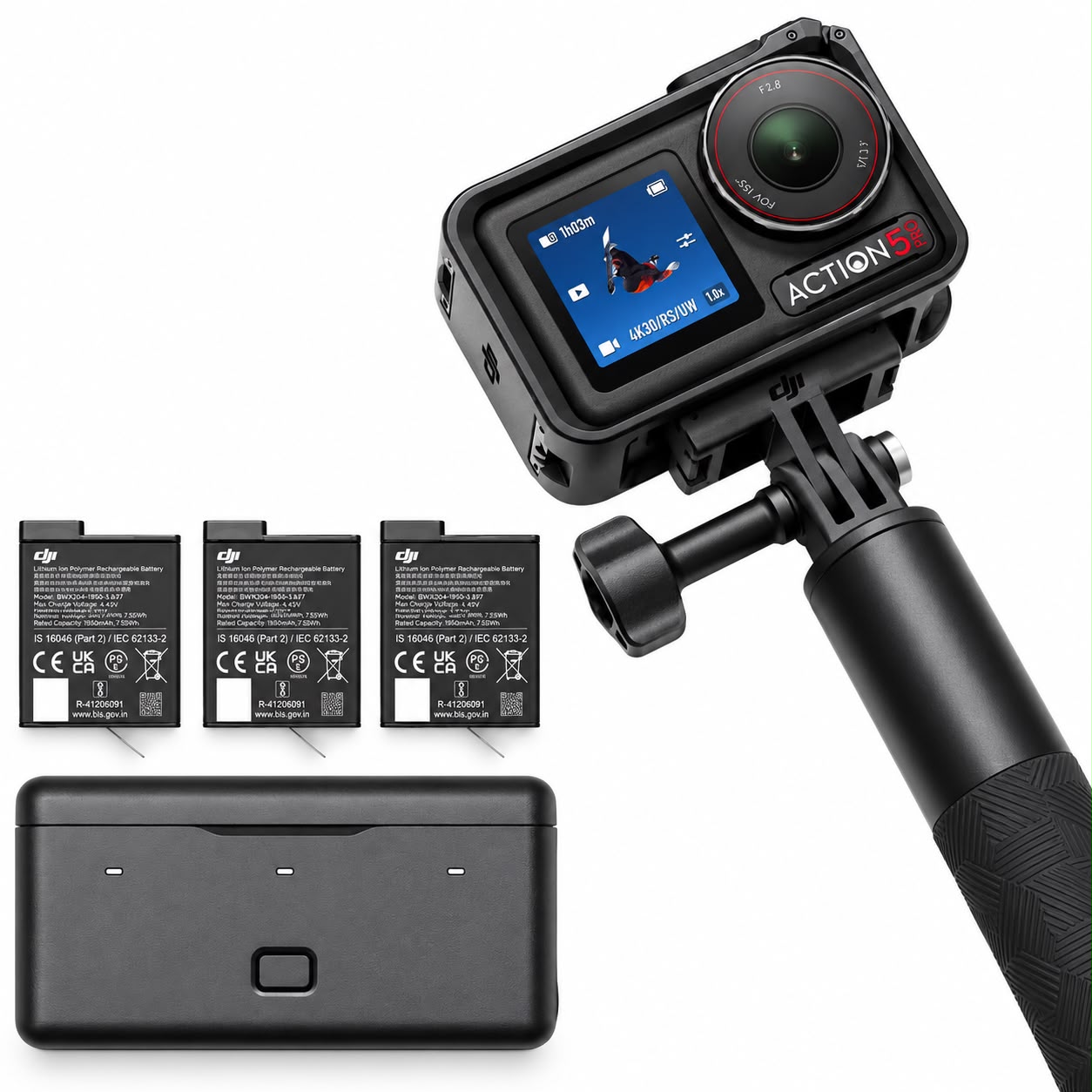 DJI Osmo action 5 pro adventure combo - Saymon Shop