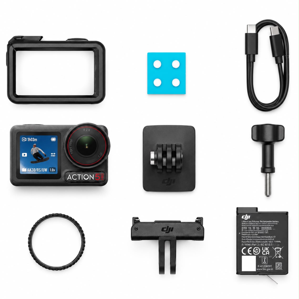 DJI Osmo action 5 pro standard combo vue 2 - Saymon Shop
