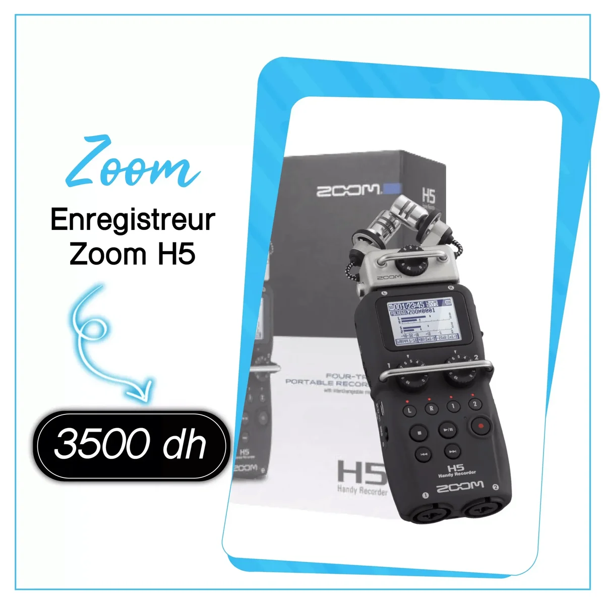 Enregistreur Zoom H5 - Saymon Shop
