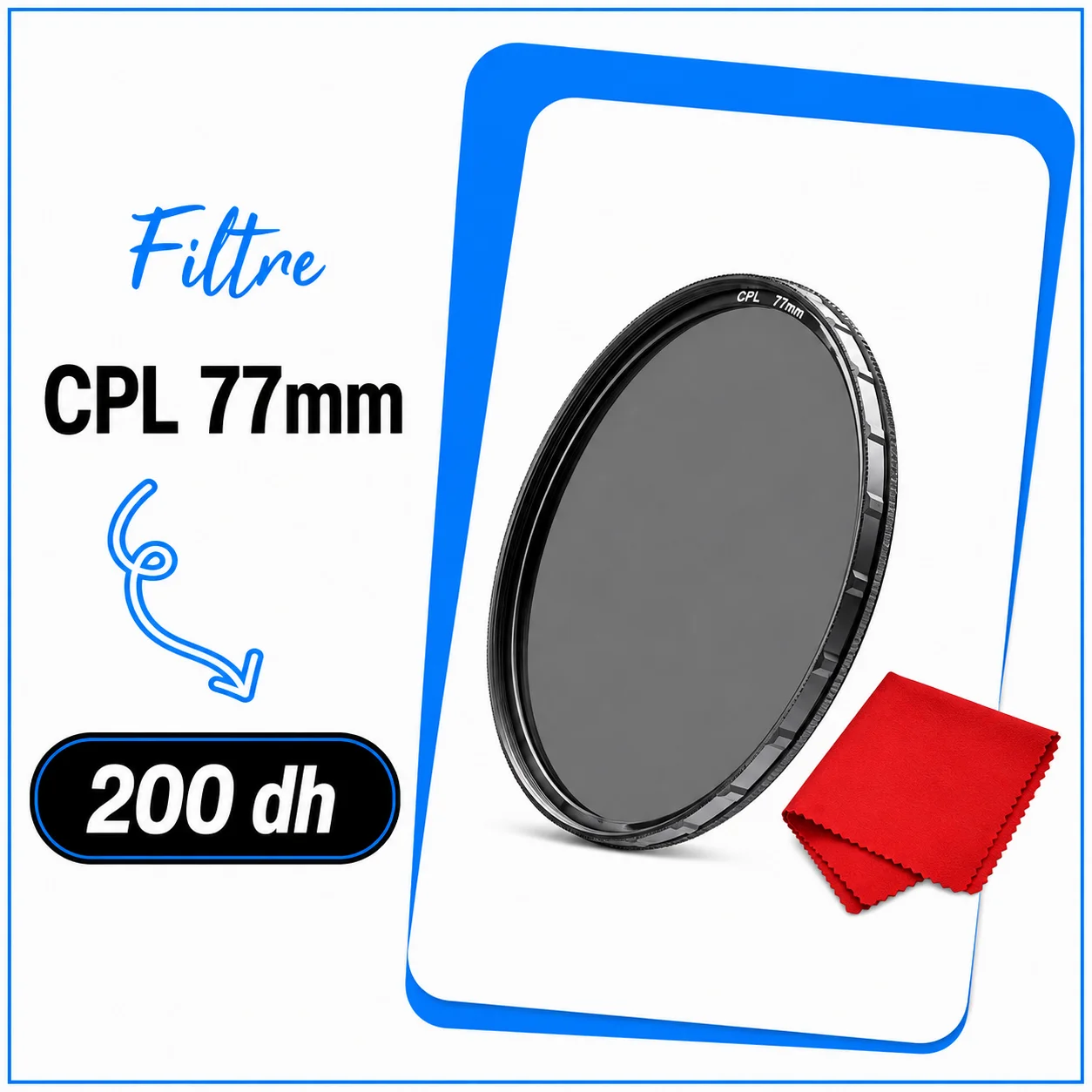 Filtre CPL 77mm - Saymon Shop