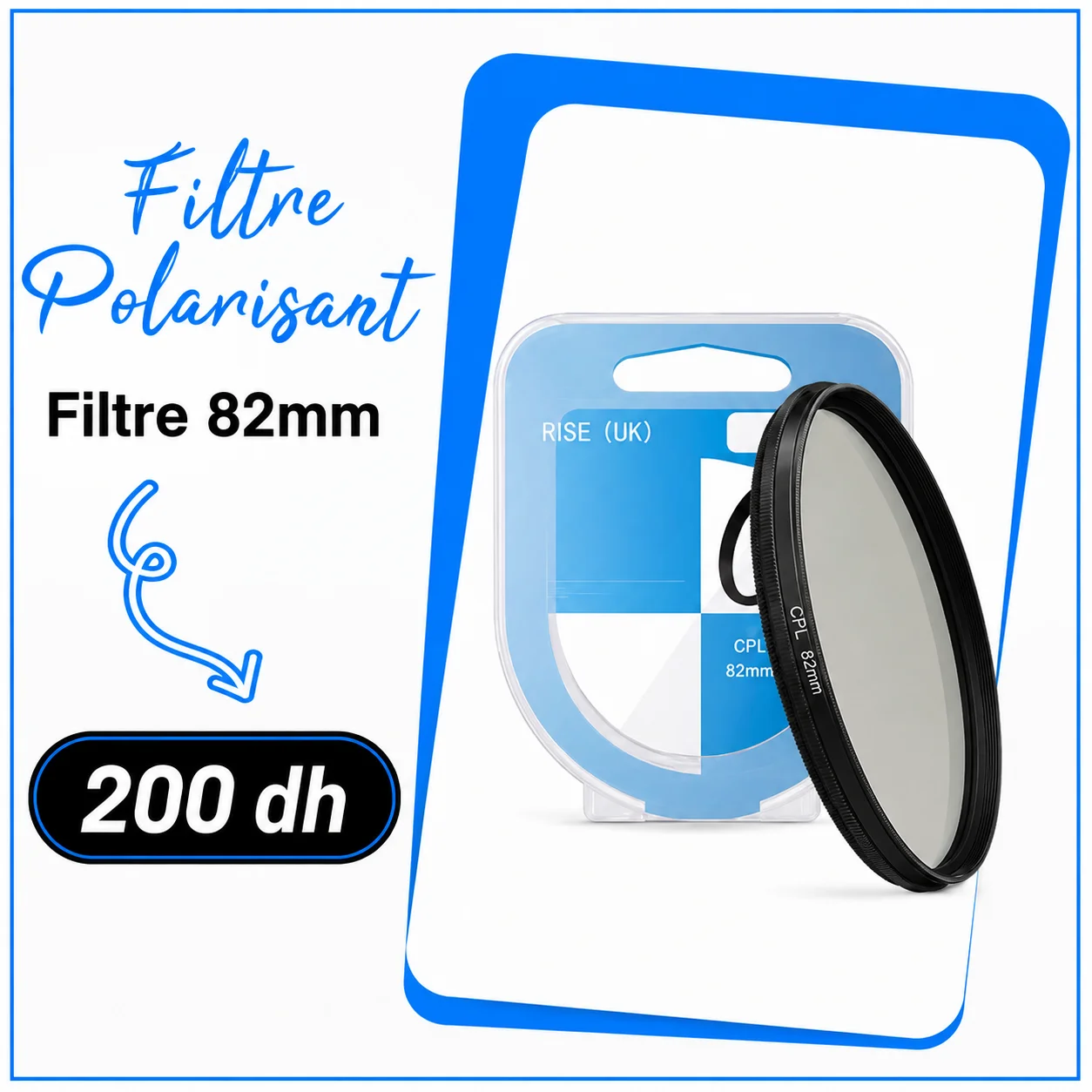 Filtre polarisant 82mm - Saymon Shop