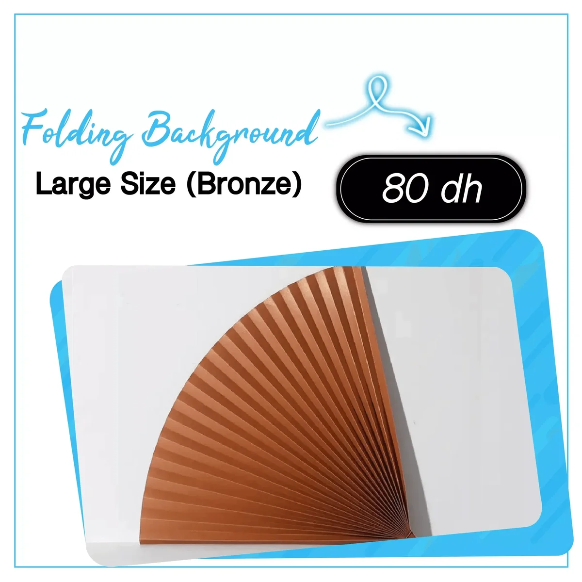 Folding Background Large size (Bronze) - Saymon Shop