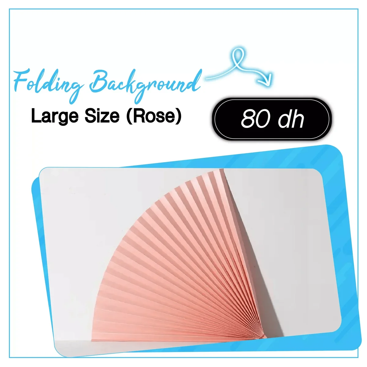 Folding Background Large size (Rose) - Saymon Shop