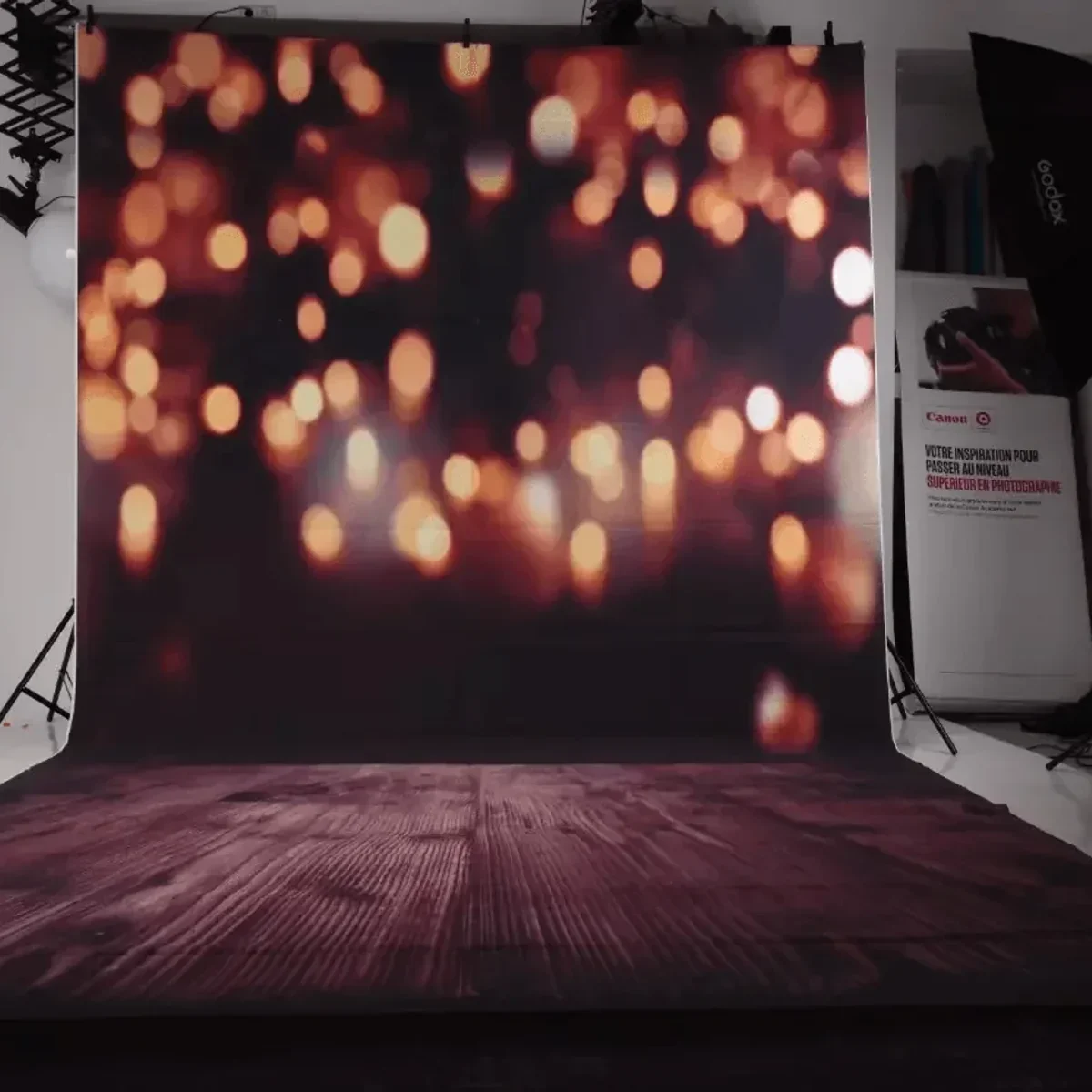 Fond 3D en Papier effet Bokeh - Saymon Shop