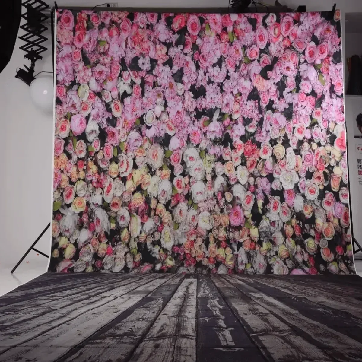 Fond 3D en Papier effet Fleurs - Saymon Shop