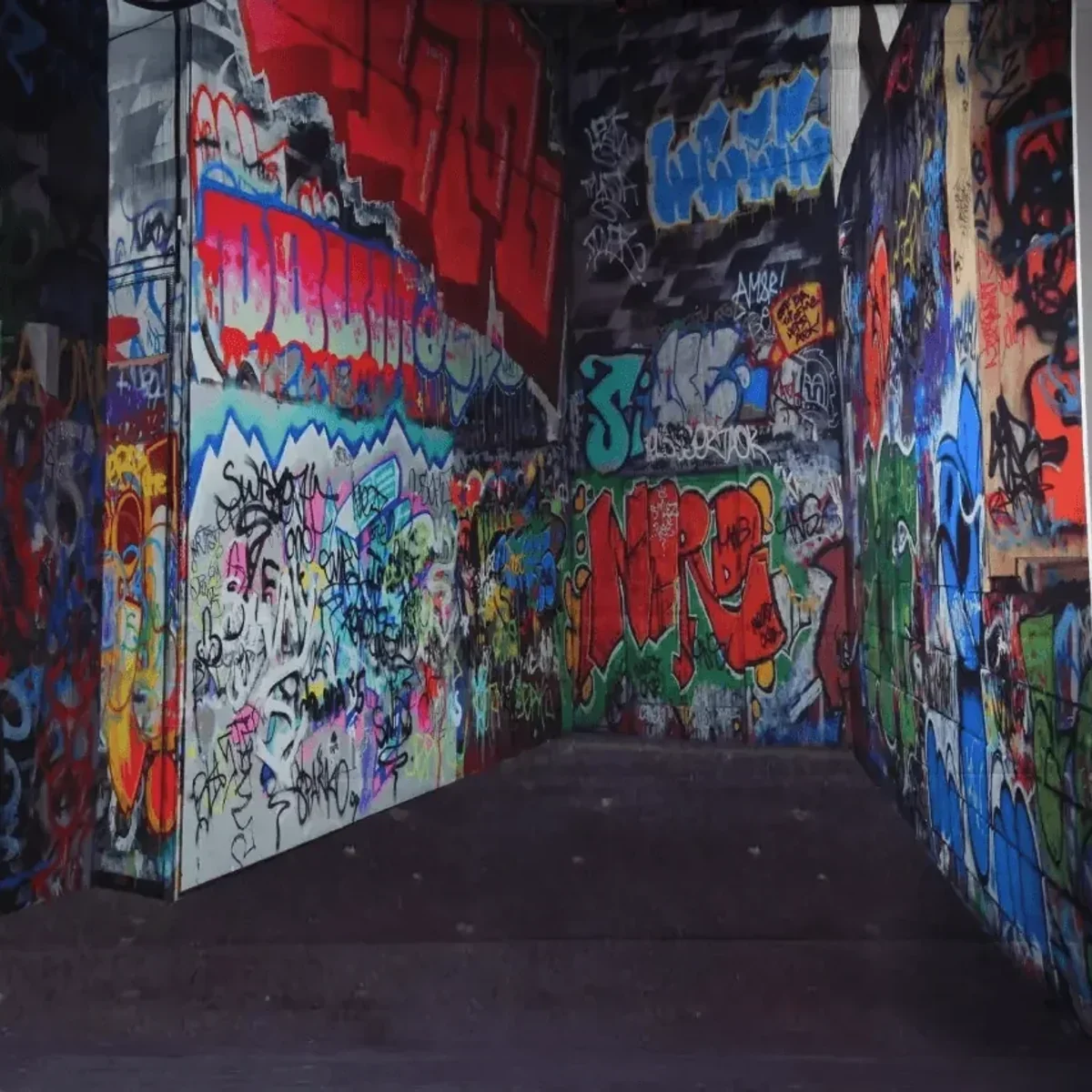 Fond 3D en Papier effet Graffiti (Style 1) - Saymon Shop