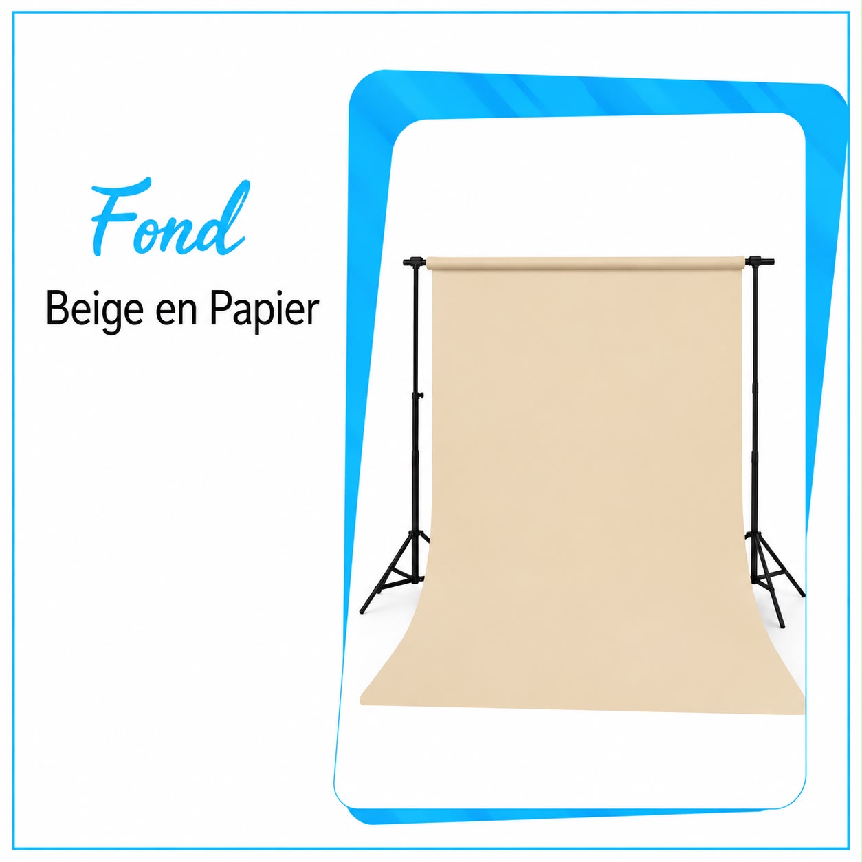 Fond en Papier beige - Saymon Shop