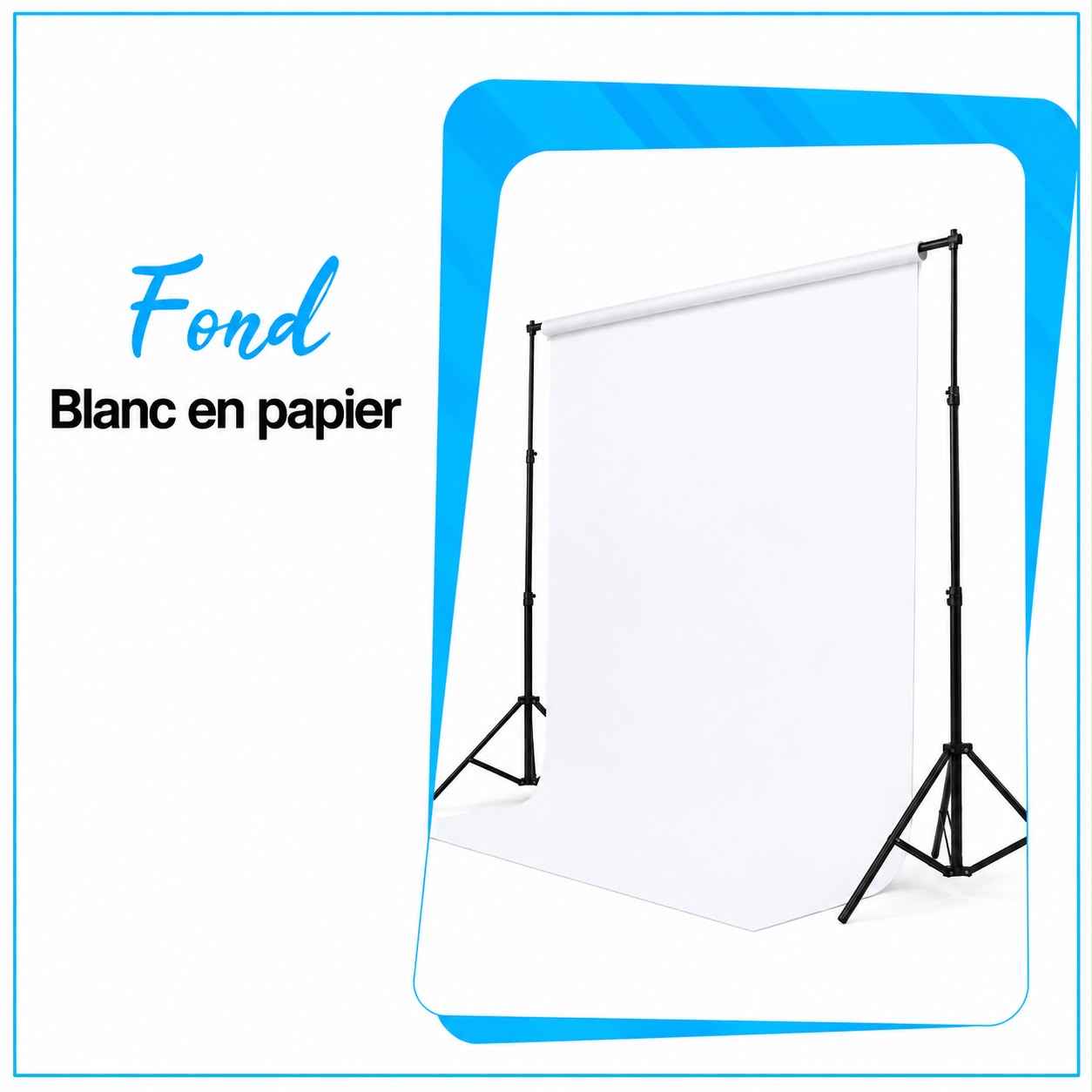 Fond en Papier blanc - Saymon Shop
