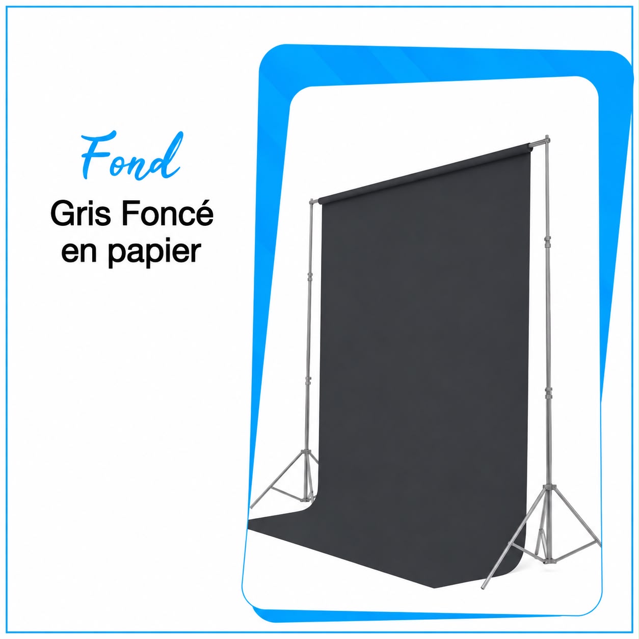 Fond en Papier gris foncé - Saymon Shop