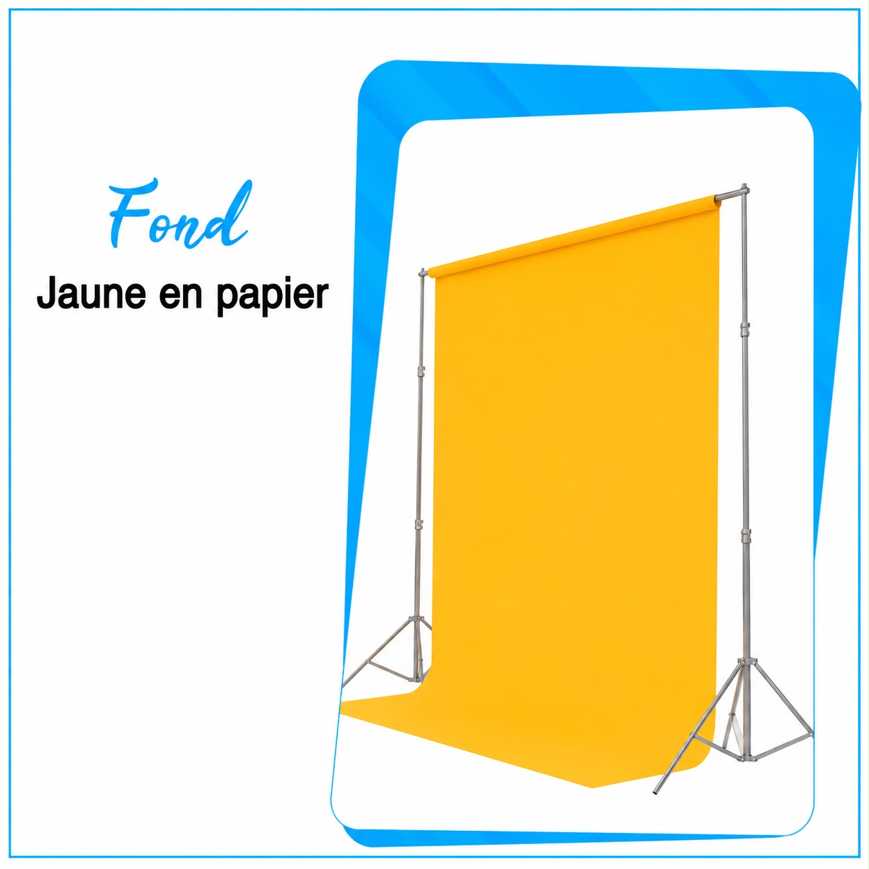 Fond en Papier  Jaune - Saymon Shop