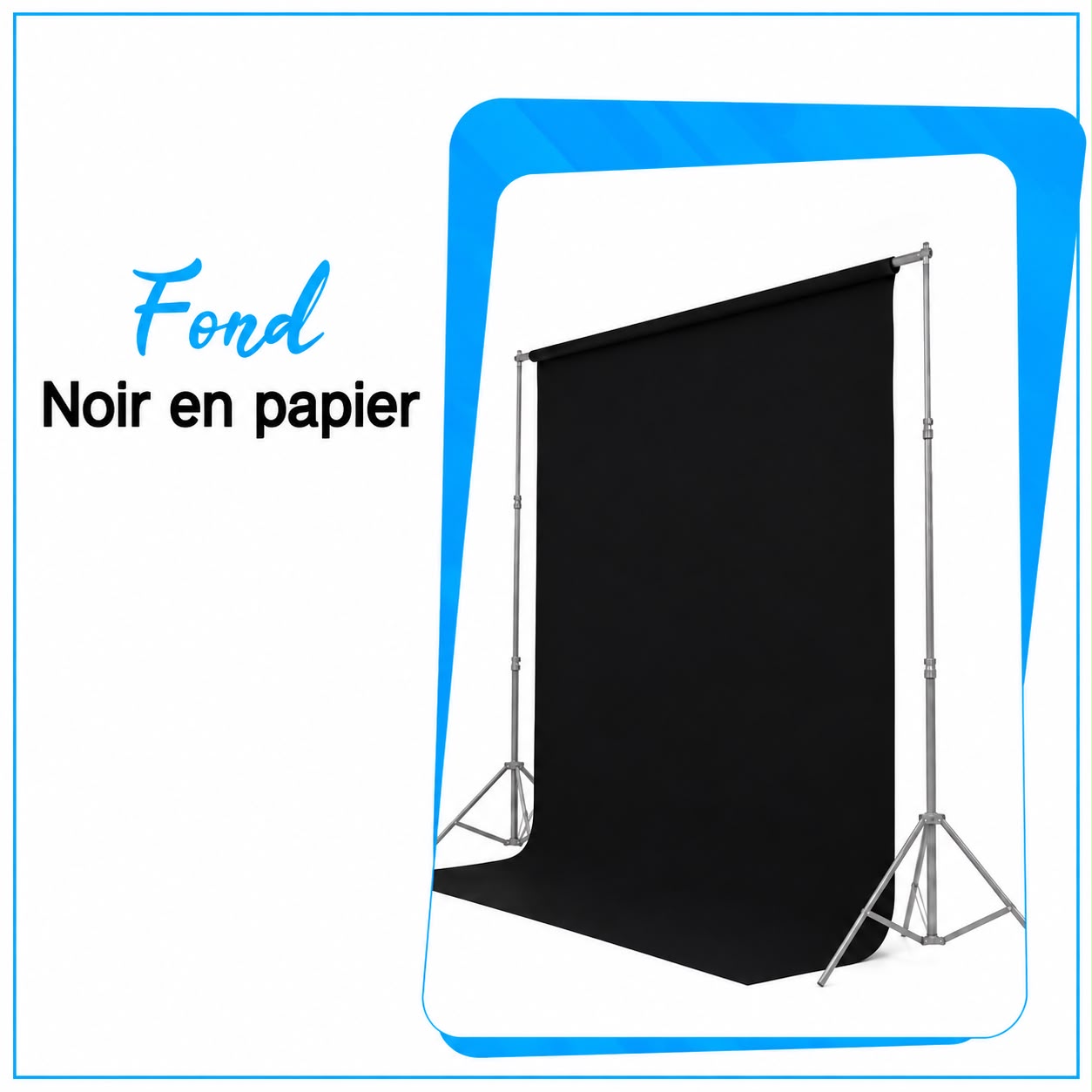 Fond en Papier Noir - Saymon Shop