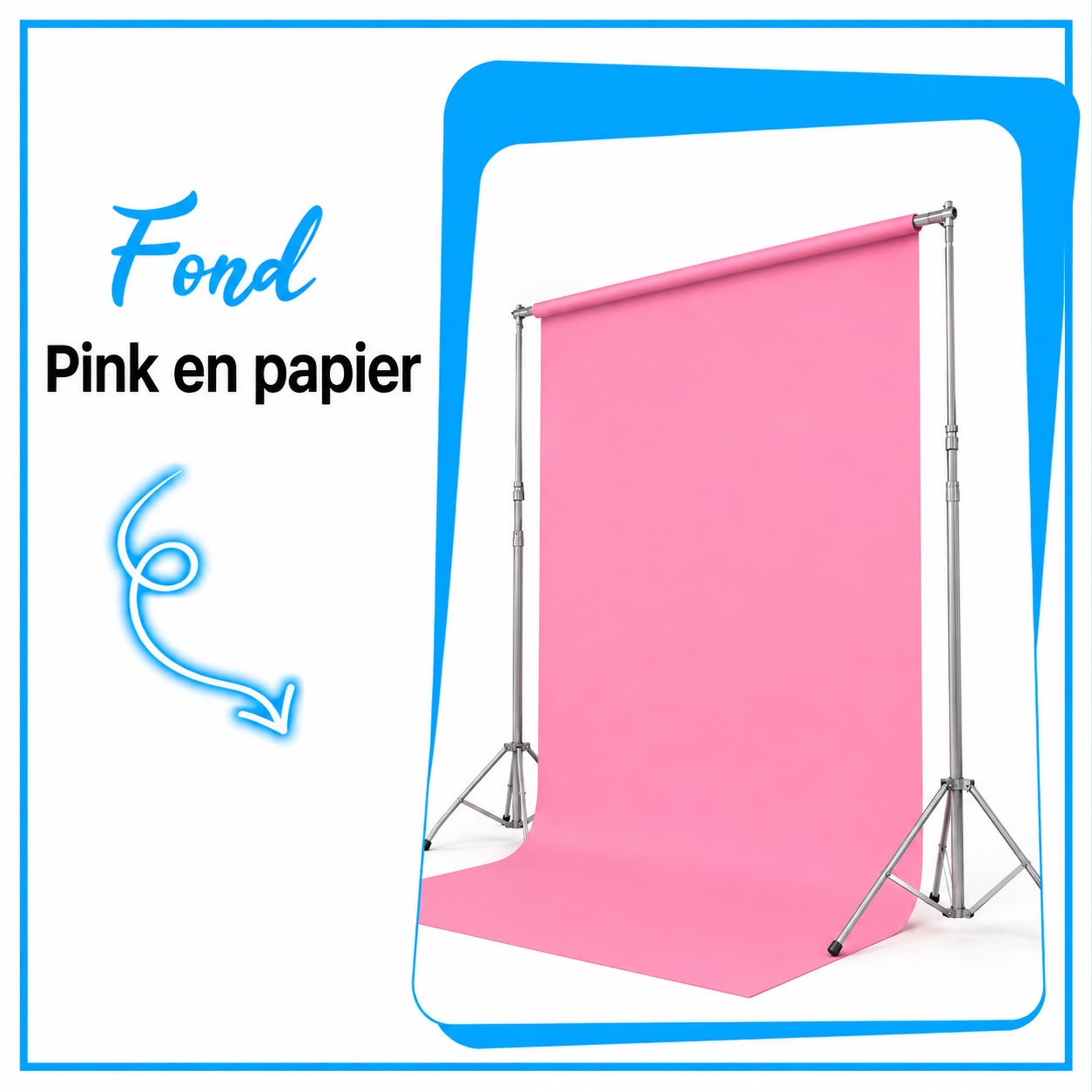 Fond en Papier Rose - Saymon Shop