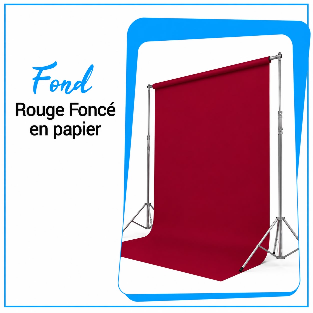 Fond en Papier Rouge foncé - Saymon Shop