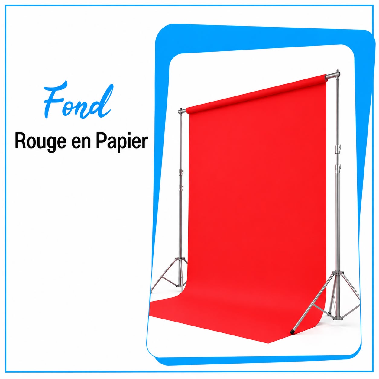 Fond en Papier Rouge - Saymon Shop