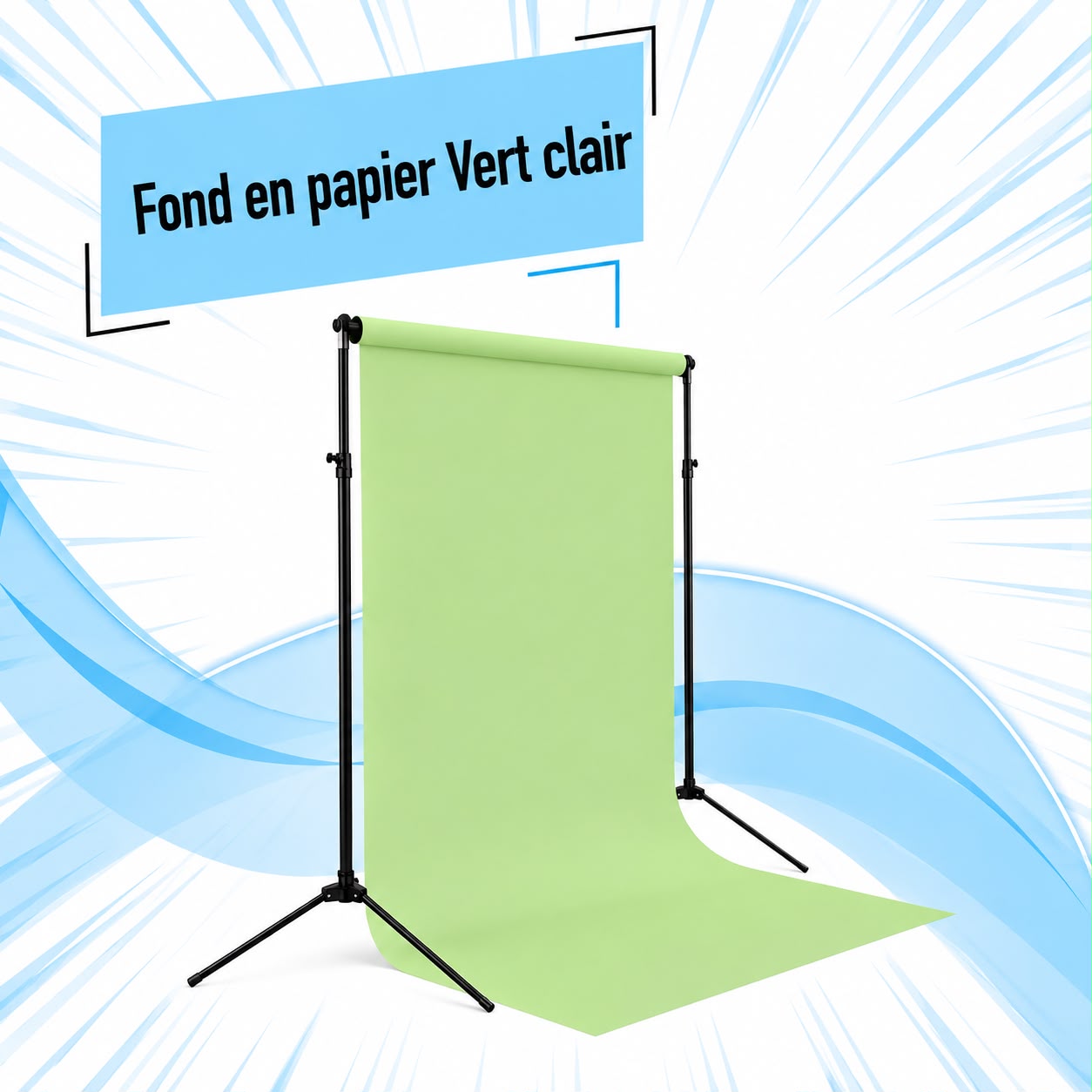 Fond en Papier Vert clair - Saymon Shop