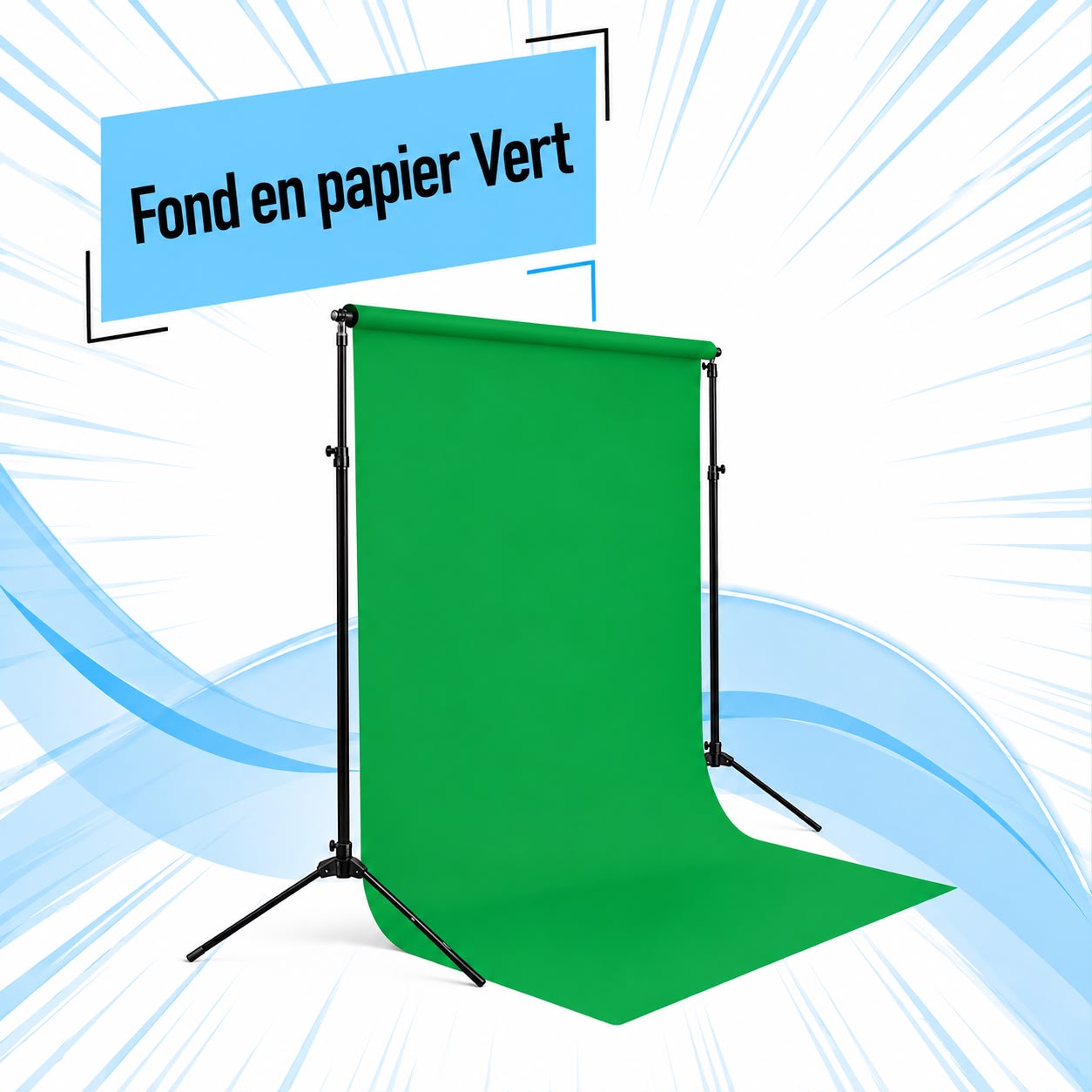 Fond en Papier Vert - Saymon Shop