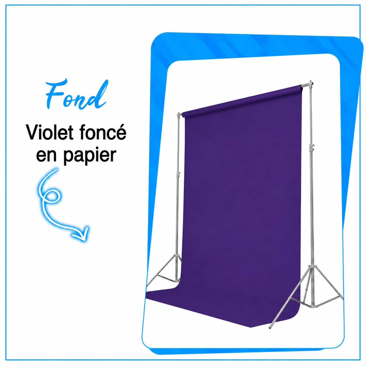 Fond en Papier Violet foncé - Saymon Shop