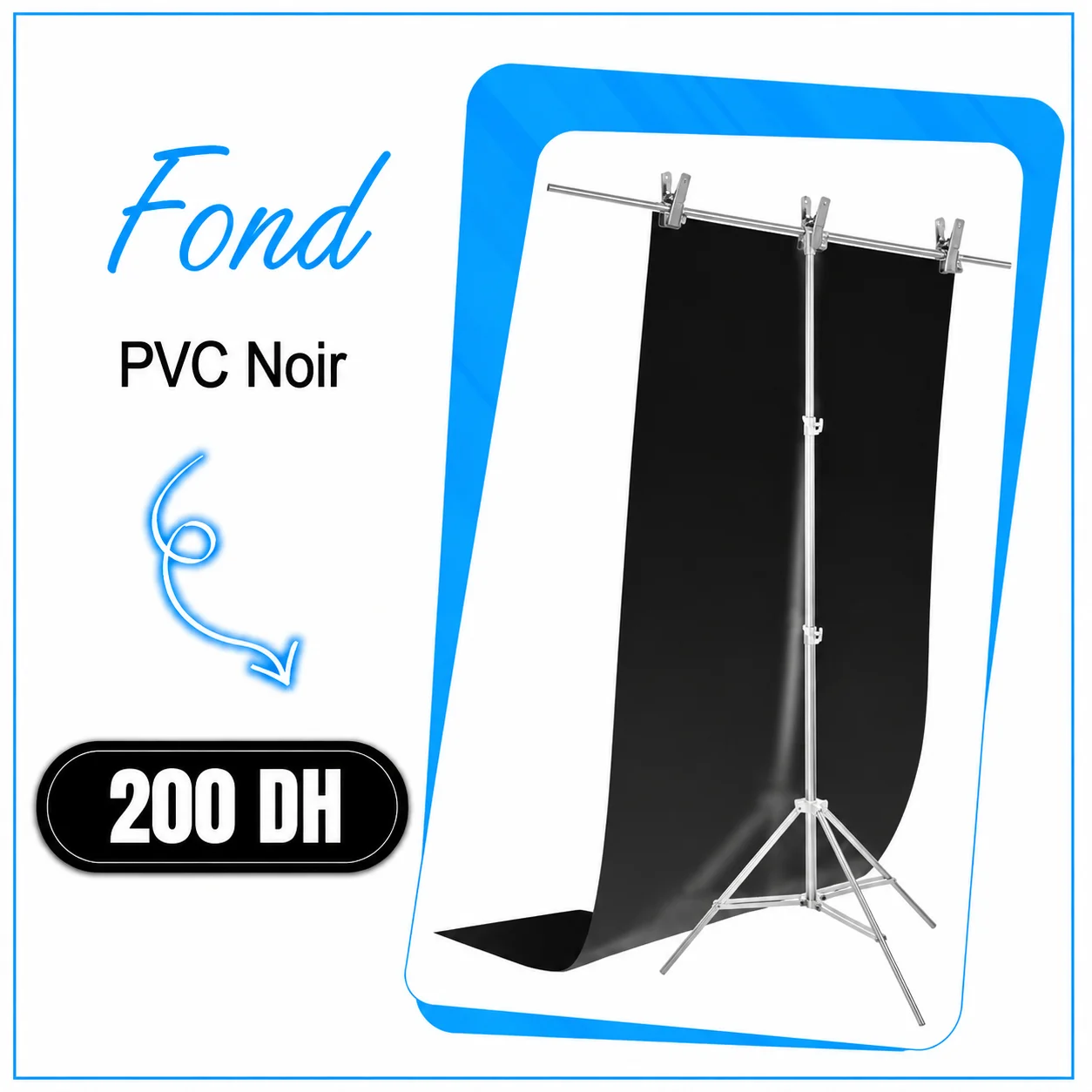 Fond PVC black - Saymon Shop
