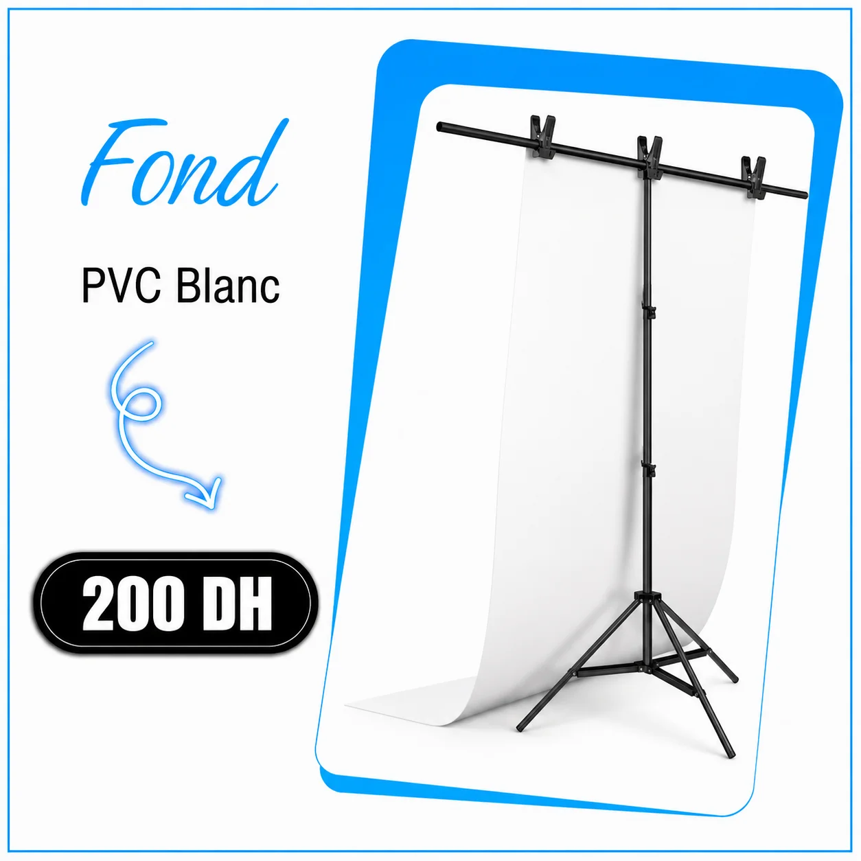 Fond PVC WHITE - Saymon Shop