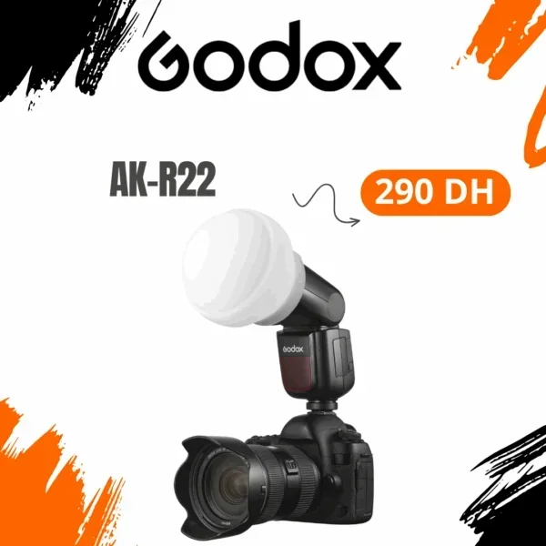 Godox AK-R22 Pliable Silicone Doux Lumière Boule - Saymon Shop