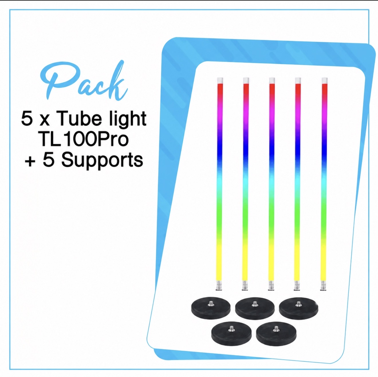 Pack 5 Tube light TL100 Pro - Saymon Shop