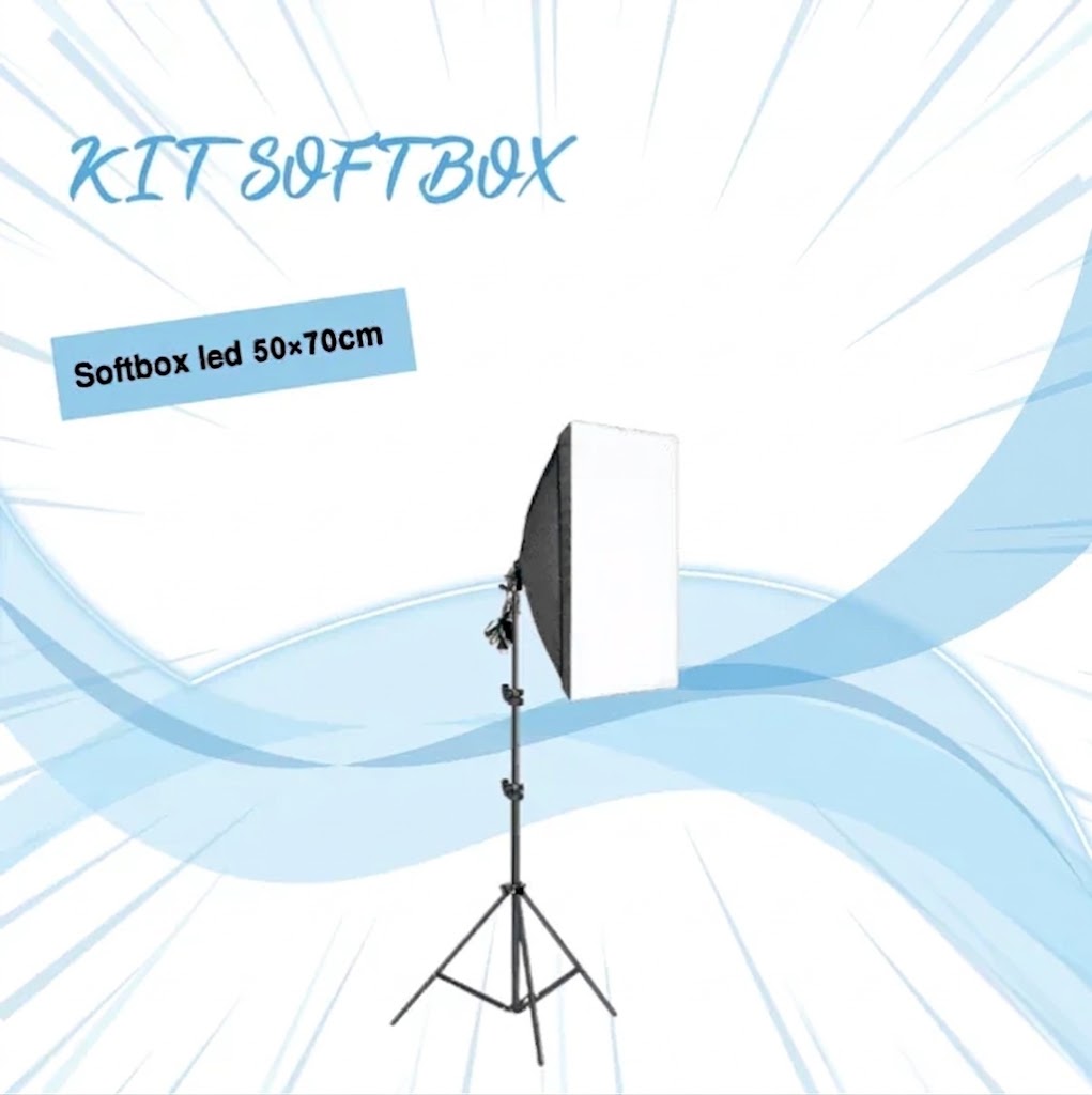 Kit Softbox led 50 x 70 cm - Saymon Shop