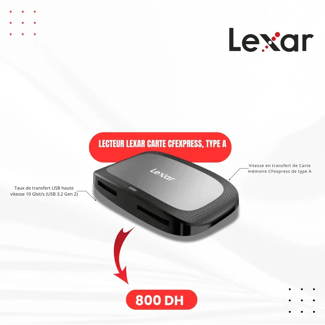 Lecteur Lexar Carte CFexpress, Type A - Saymon Shop
