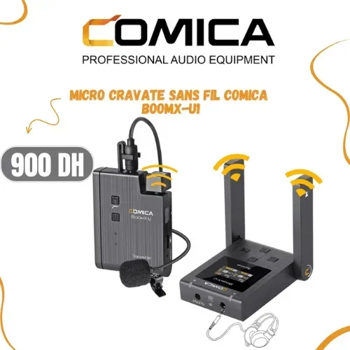 Micro Cravate sans fil Comica BOOMX-U1 - Saymon Shop
