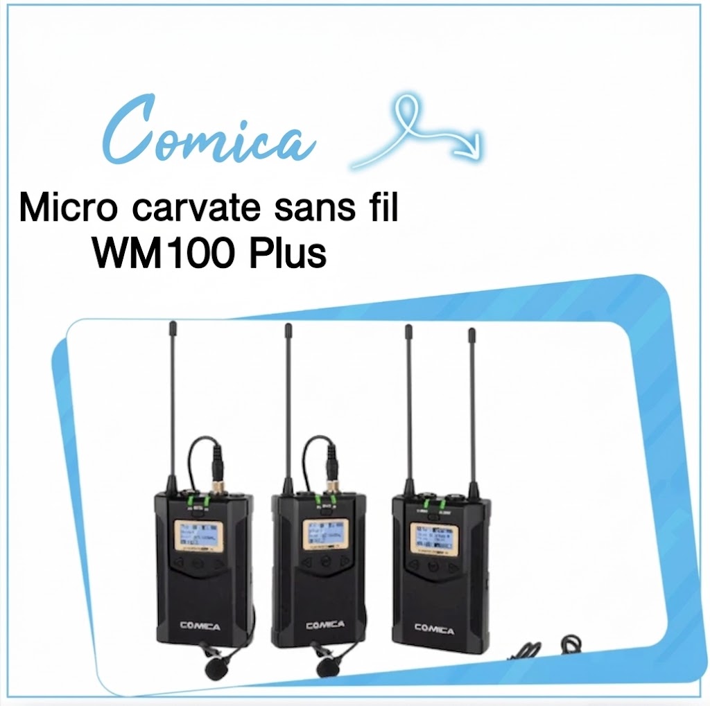 Micro Cravate sans fil Comica WM100 Plus - Saymon Shop