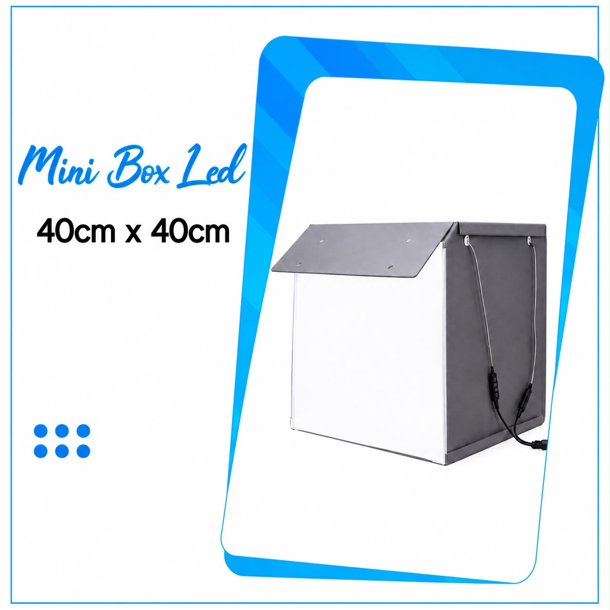 Mini Box Led 40cm x 40cm Professionnelle - Saymon Shop