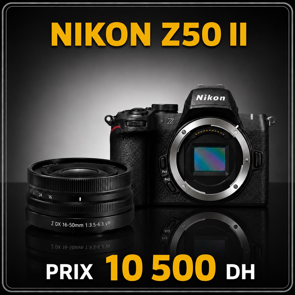 Nikon Z50 II BOITIER + Objectif 16-50mm - Saymon Shop