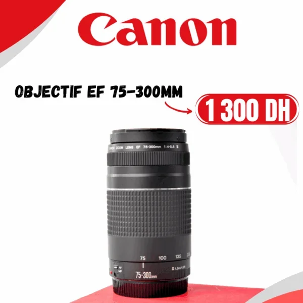 Objectif Canon EF 75-300mm - Saymon Shop