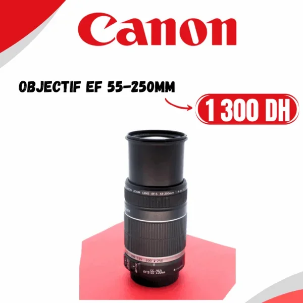 Objectif Canon EF-S 55-250mm IS - Saymon Shop