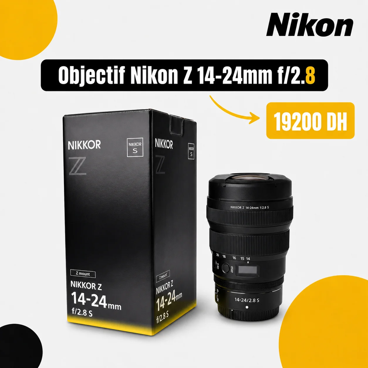 Objectif Nikon Z 14-24mm f/2.8 - Saymon Shop