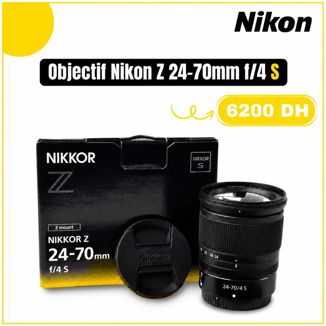 Objectif Nikon Z 24-70mm f/4 S - Saymon Shop