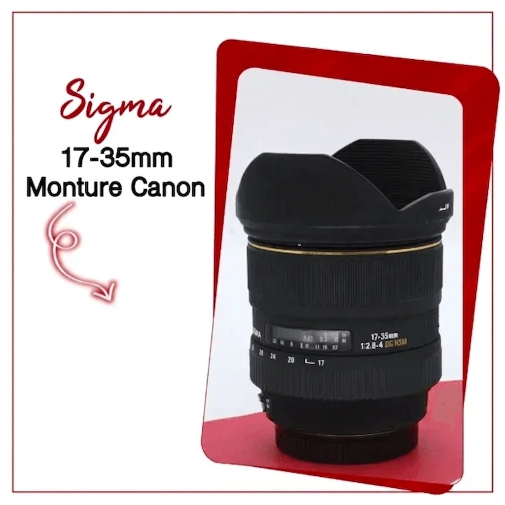 Objectif Sigma 17-35mm Monture Canon - Saymon Shop