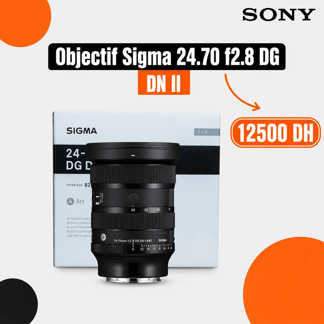 Objectif Sigma 24-70mm f/2.8 DG DN II - Saymon Shop