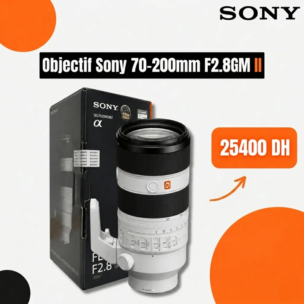 Objectif Sony 70-200mm F2.8GM II - Saymon Shop