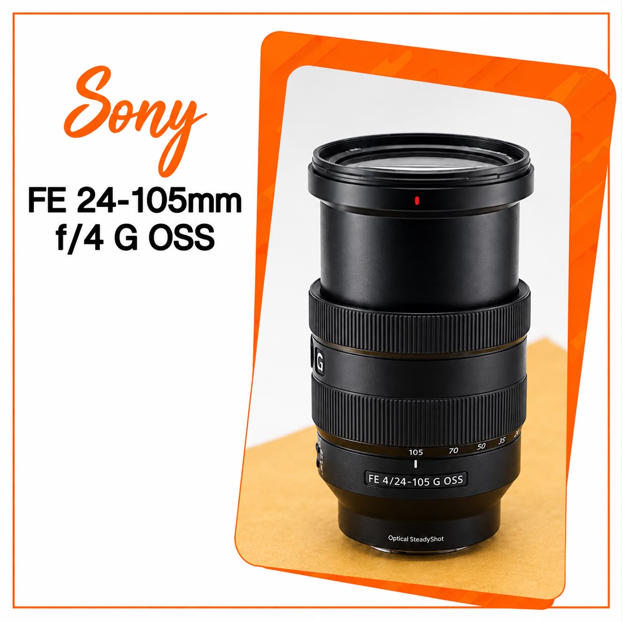 Objectif Sony FE 24-105mm f/4 G OSS - Saymon Shop